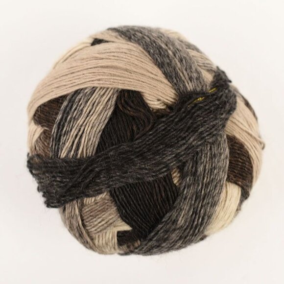 Schoppel Zauberball Yarn Virgin Wool Nylon Made In Germany 100g 420m Schokocreme - Picture 2 of 3